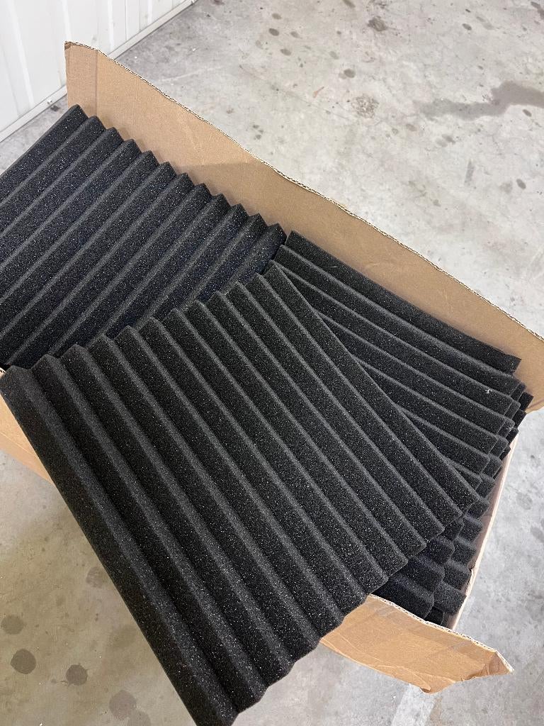 48x studio foam - akoestische schuimpanelen, Ophalen, Gebruikt