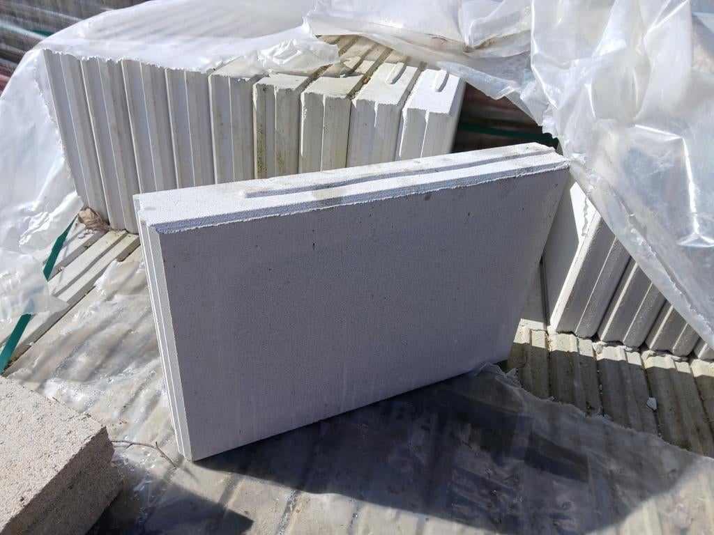 Kalkzandsteen blokken lijmblokken, Doe-het-zelf en Verbouw, Metselstenen, Ophalen, Nieuw, Kalkzandstenen