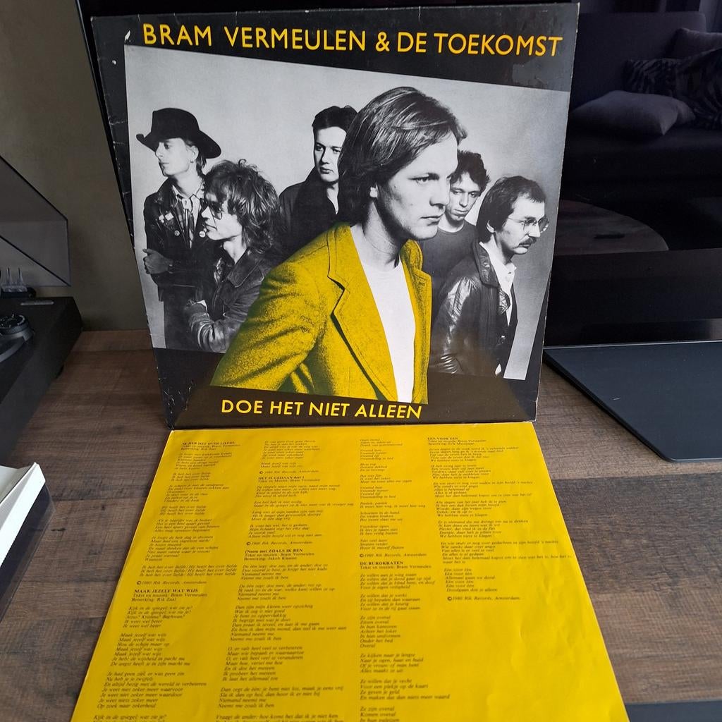 Bram vermeulen & de toekomst  doe het niet alleen, Ophalen of Verzenden, Gebruikt, 12 inch, Levenslied of Smartlap
