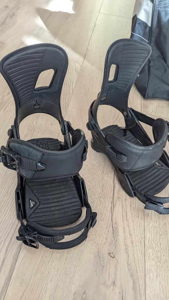 Nitro Rambler 2024 Snowboard Binding – maat M – Ultra Black, Ophalen of Verzenden, Zo goed als nieuw, Bindingen