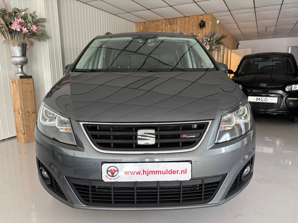 SEAT Alhambra 1.4 TSI FR, 7-PERSOONS AUTOMAAT, VOL OPTIES, E, Auto's, Zwart, 4 cilinders, 150 pk, Lichtsensor
