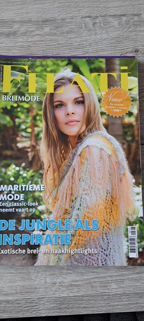 Breitijdschriften: Filati, Breimagazine, Verena (4 stuks), Ophalen of Verzenden, Zo goed als nieuw, Damesbladen