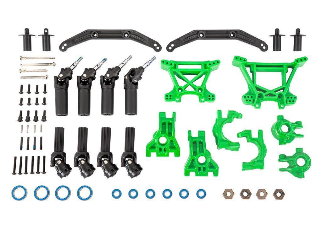 TRAXXAS Outer Driveline & Suspension Upgrade Kit, Green., Elektro, Auto offroad, Nieuw, Ophalen of Verzenden