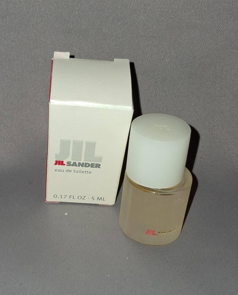 Parfum miniatuur Jil sander jil + doosje, Ophalen of Verzenden, Zo goed als nieuw, Miniatuur, Gevuld