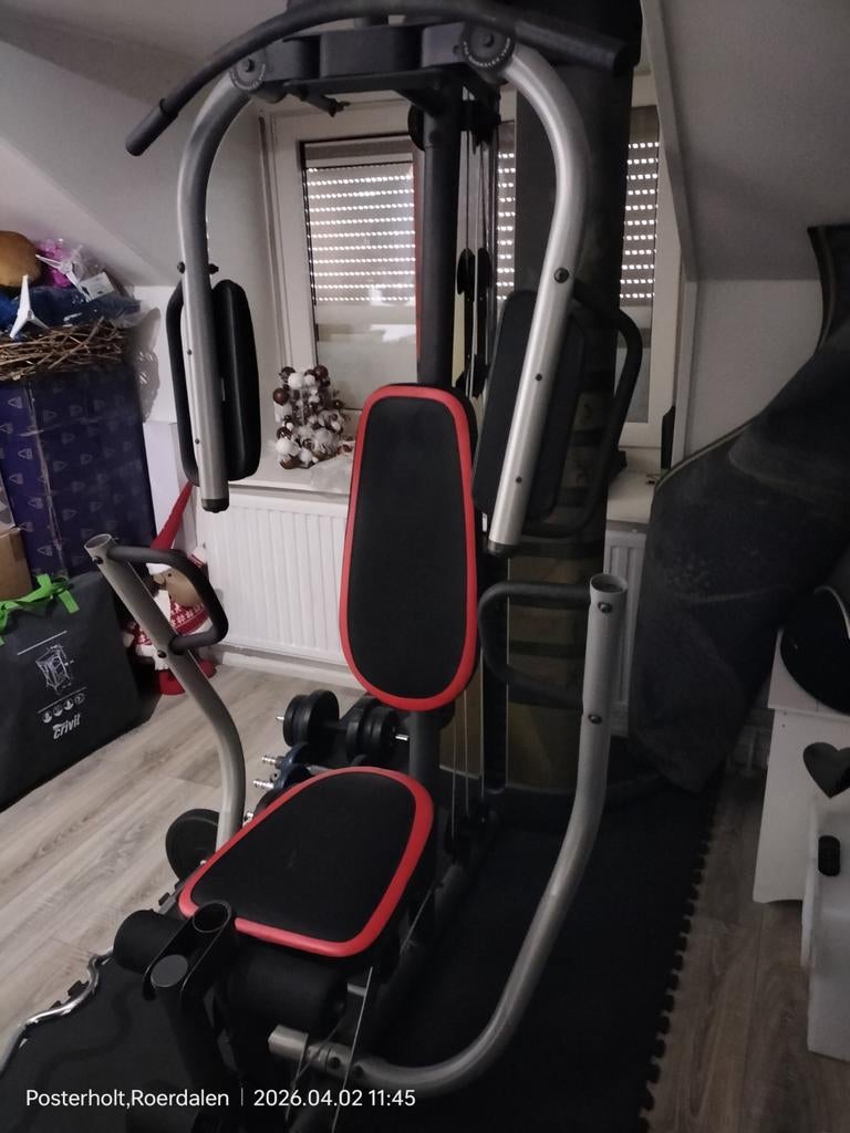 Krachtstation / Home Gym - Compleet voor thuistraining, Ophalen, Benen, Gebruikt, Krachtstation