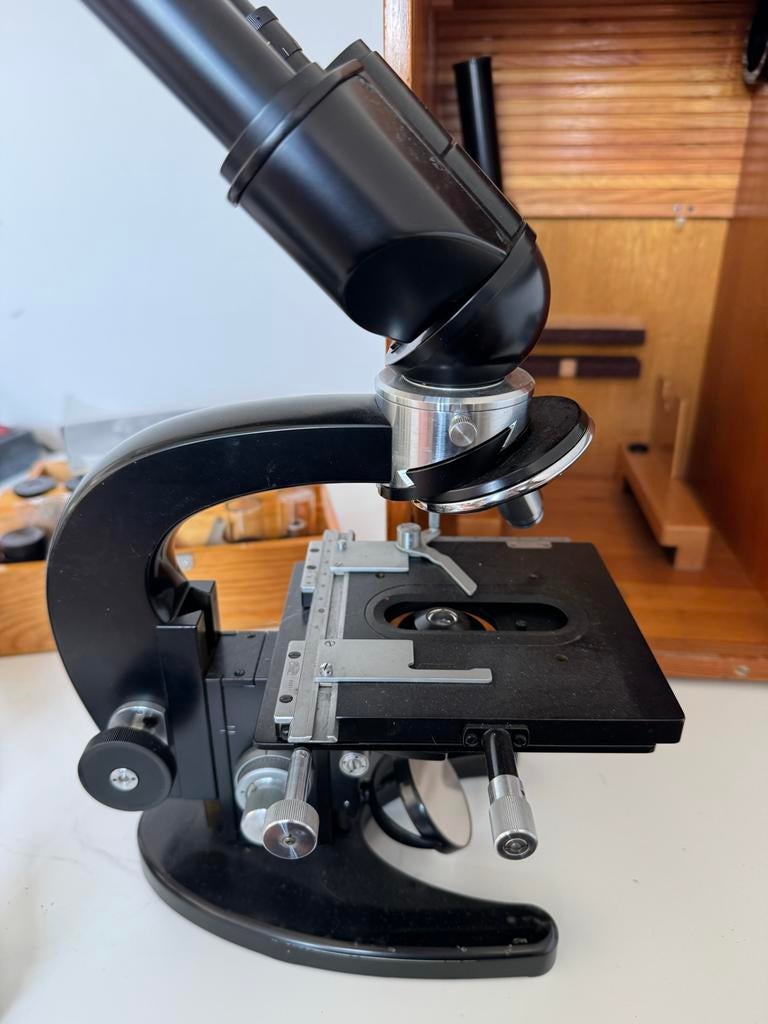 Carl Zeiss Lg microscoop, Ophalen, Gebruikt, Minder dan 400x, Biologische microscoop