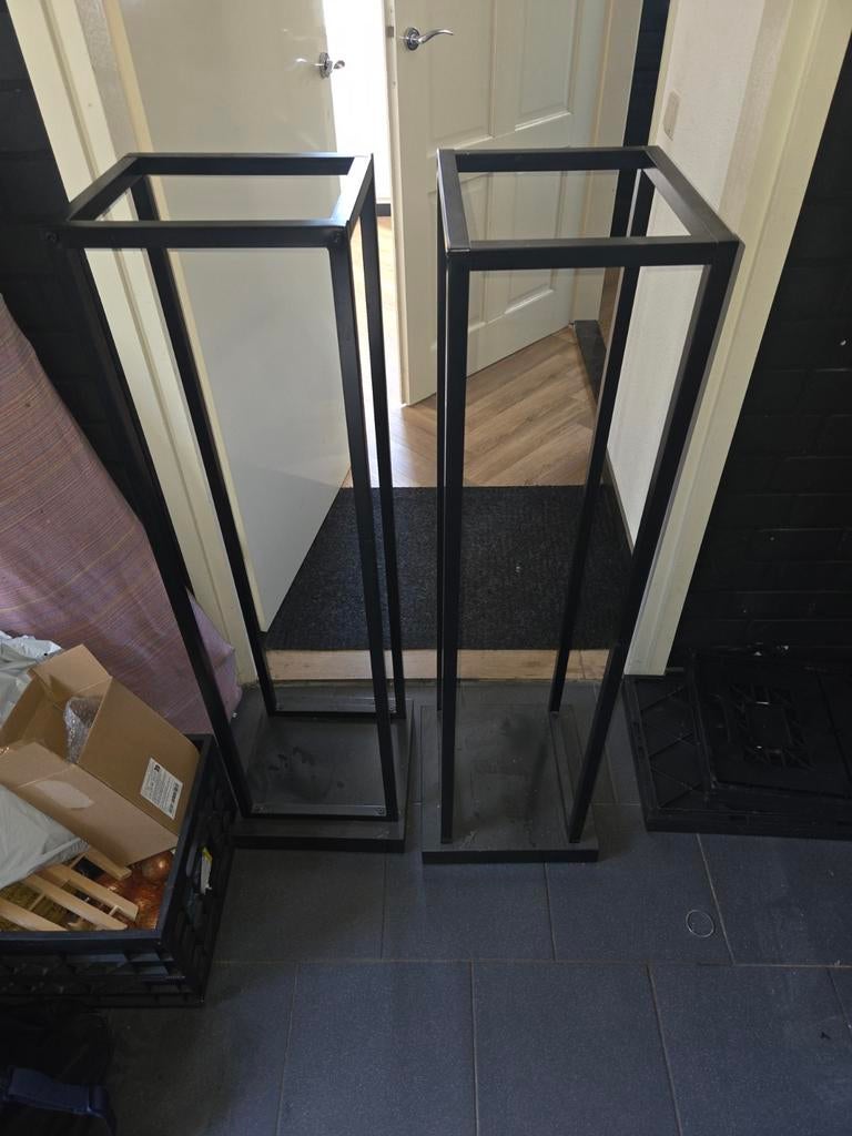 Houtopslag rek twee stuks als nieuw, Ophalen of Verzenden