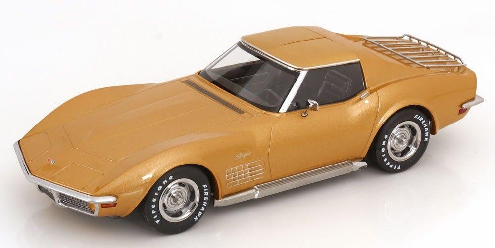 Chevrolet Corvette C3 1972 ( met Sidepipes) Goud Metallic 1:, Overige merken, Tschuiten@hotmail.com, Duitsland, Auto