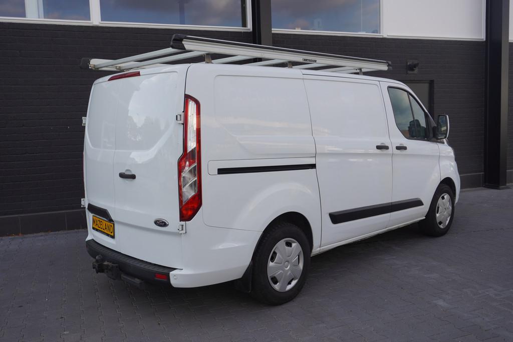 Ford Transit Custom 2.0 TDCI EURO 6 - Airco - Cruise - PDC -, Voorwielaandrijving, Stof, Zwart, 4 cilinders