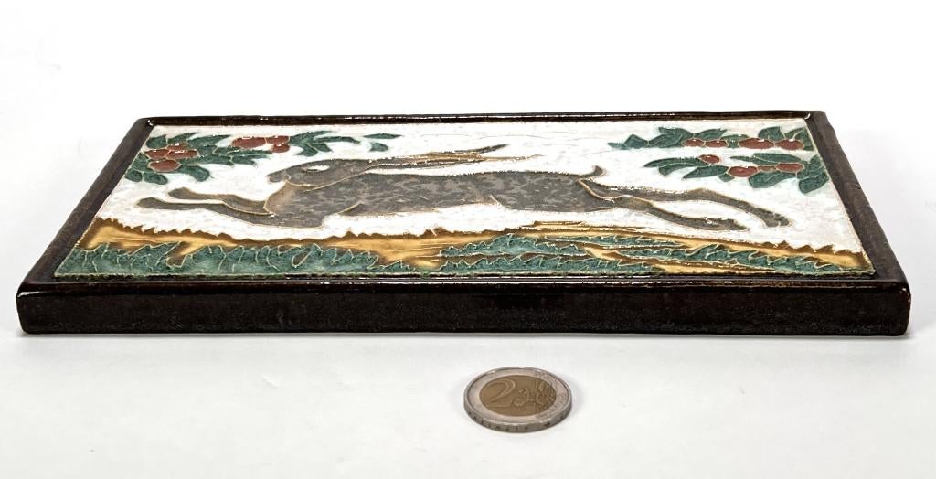 147. Art Deco tegel, De Porceleyne Fles - Nederland, Ophalen of Verzenden