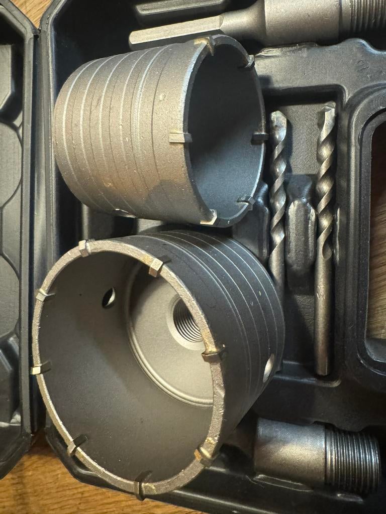 Dozenboor, set voor steen en beton ø68 en ø82mm, Ophalen of Verzenden, Nieuw