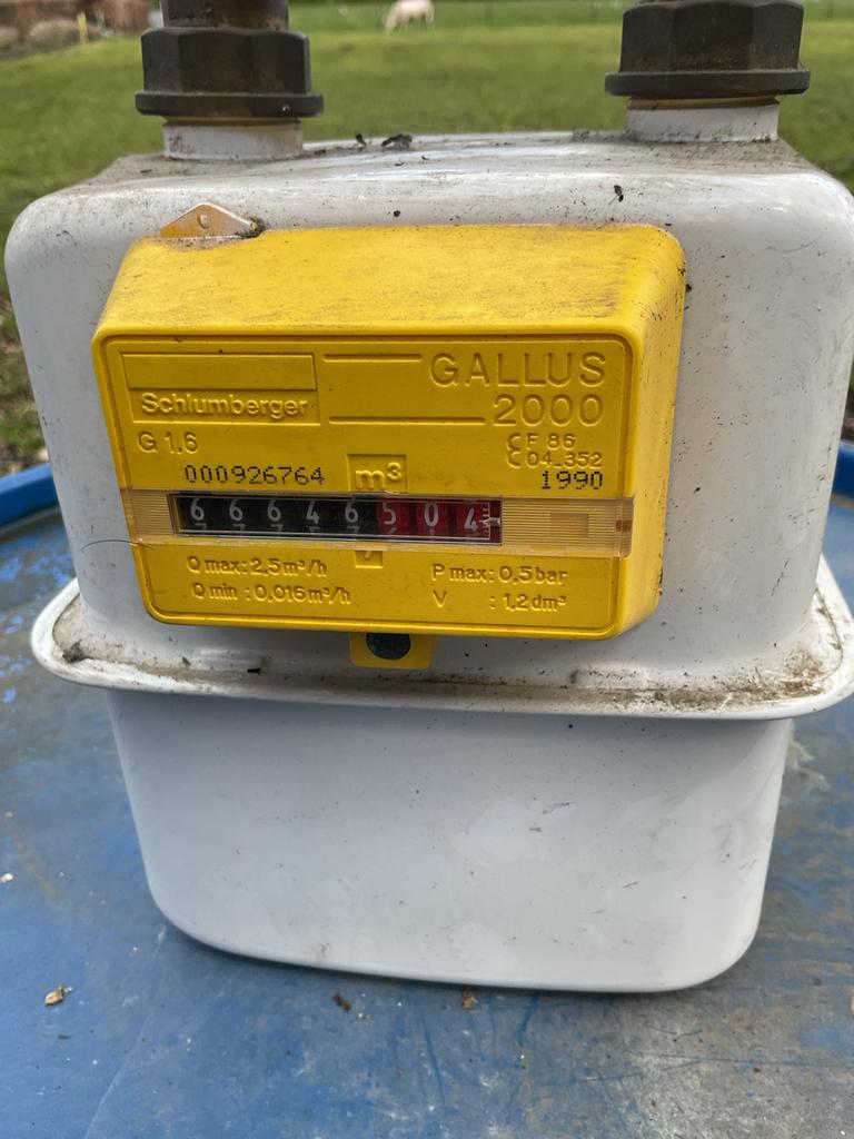 Schlumberger Gallus 2000 G16 gasmeter, Doe-het-zelf en Verbouw, Ophalen, Gebruikt