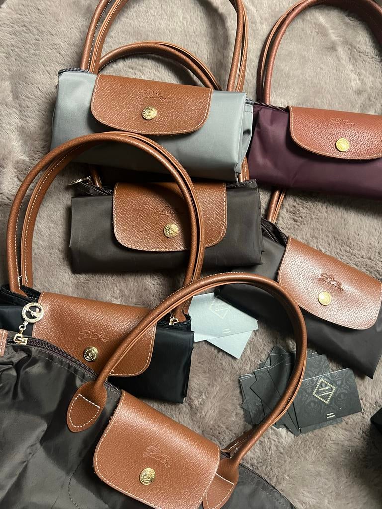 Longchamp tassen in verschillende kleuren, Ophalen of Verzenden, Gebruikt, Overige kleuren, Handtas