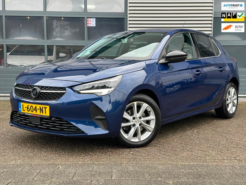 Opel Corsa 1.2 Elegance | CarPlay | CRUISECR | PDC | Climate, Auto's, Opel, Voorwielaandrijving, 101 pk, Gebruikt, Blauw