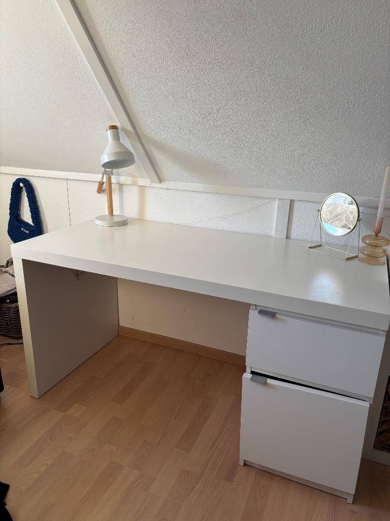 IKEA bureau, Huis en Inrichting, Bureaus, Ophalen, Gebruikt, IKEA, Met lades