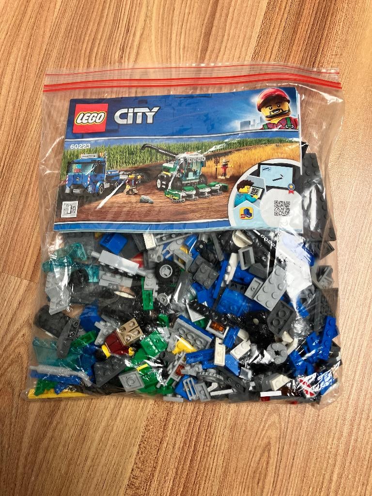 lego city 60223 Maaidorser transport, Ophalen of Verzenden, Gebruikt, Complete set, Lego