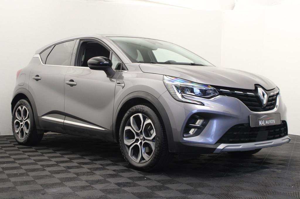 Renault Captur 1.6 E-Tech plug-in hybrid 160 techno |Camera|, Auto's, Renault, 77 km/l, Gebruikt, Zwart, 4 cilinders