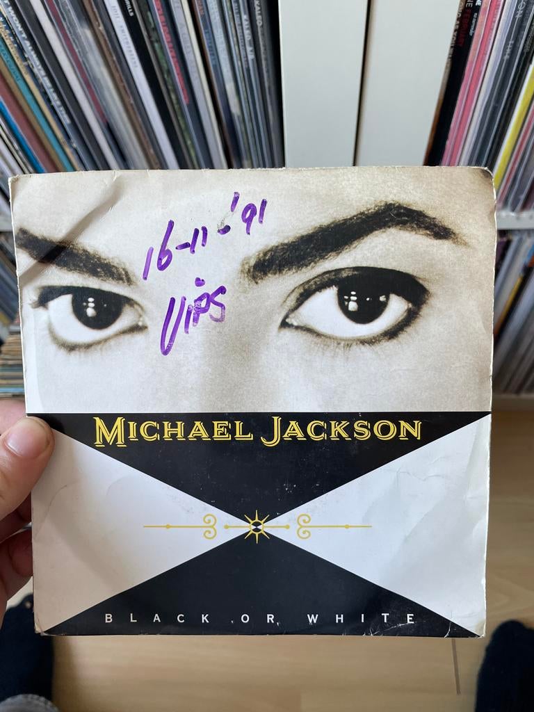 Michael Jackson - Black or White (Single), Cd's en Dvd's, Vinyl Singles, Gebruikt, 7 inch, Single, Ophalen of Verzenden
