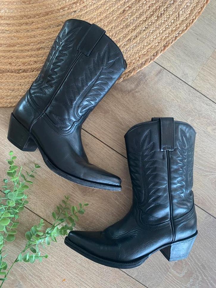 Sendra cowboylaarzen 37 western boots bohemian laarzen hak, Hoge laarzen, -, Zwart, -