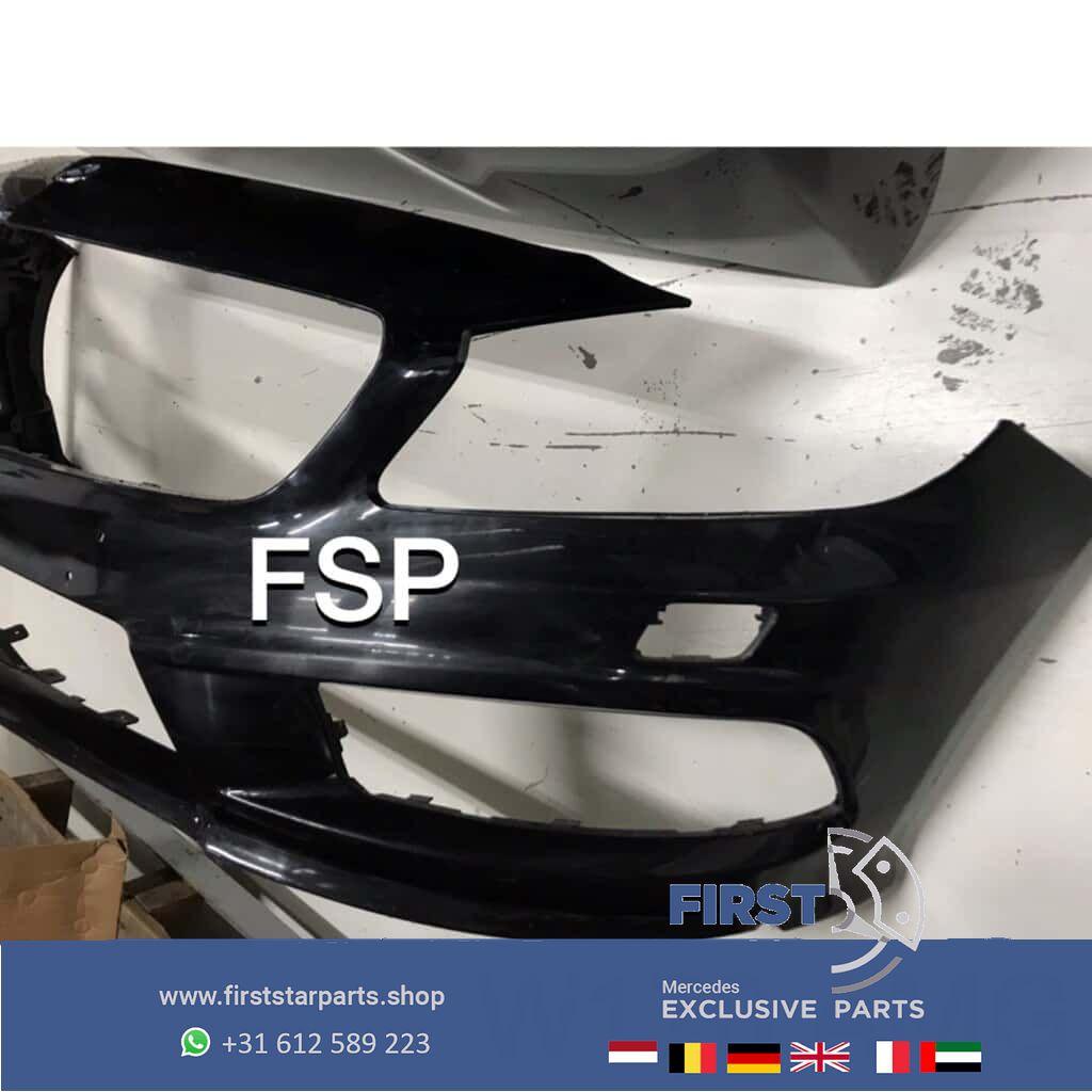 W176 AMG Voorbumper Mercedes A Klasse 2013-2018 zwart koplam, Gebruikt, -, Voor, -