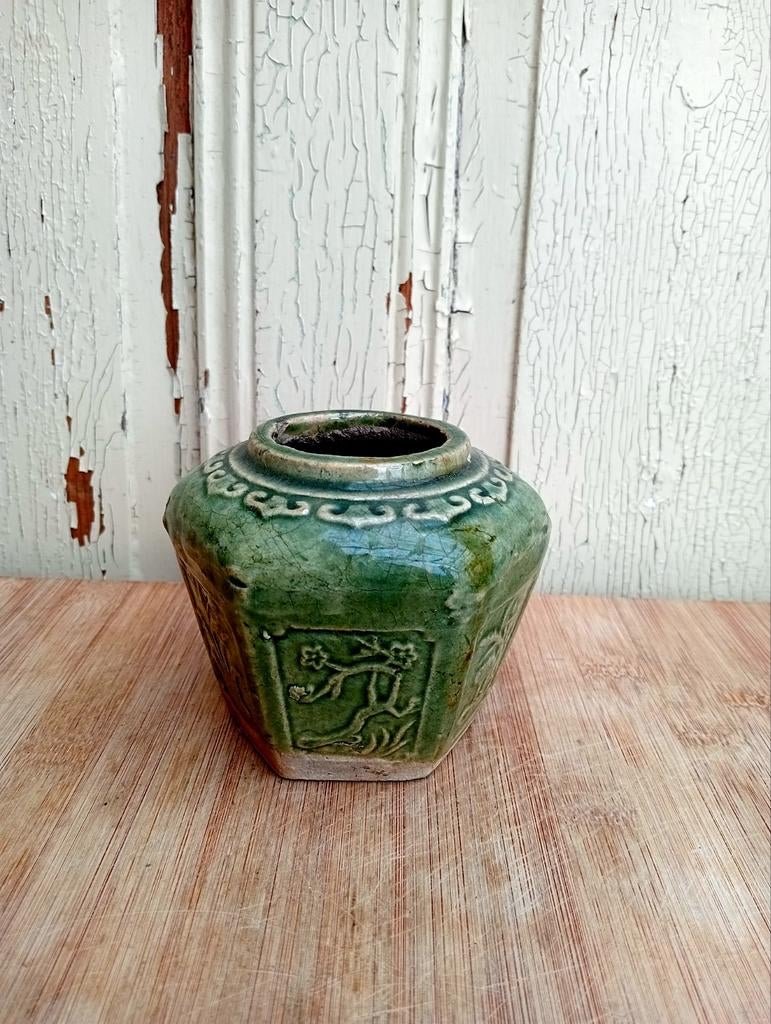 Antieke Chinese gemberpot, Antiek en Kunst, Ophalen of Verzenden
