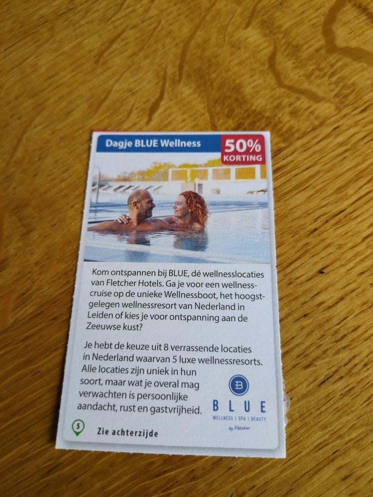Kortingsbon voor Bleu Wellness sauna`s, Twee personen, Kortingsbon, Spa of Sauna