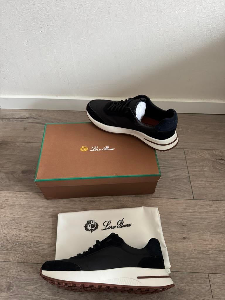 Loro Piana Weekend Walk Sneakers – Zwart (maat 41) – NIEUW, Zwart, Nieuw, Ophalen of Verzenden, Sneakers of Gympen