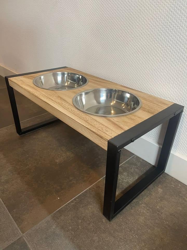 Voerbak Industrieel XL Hondenbak Hond Dinerset, Ophalen of Verzenden, Verstelbaar, Nieuw