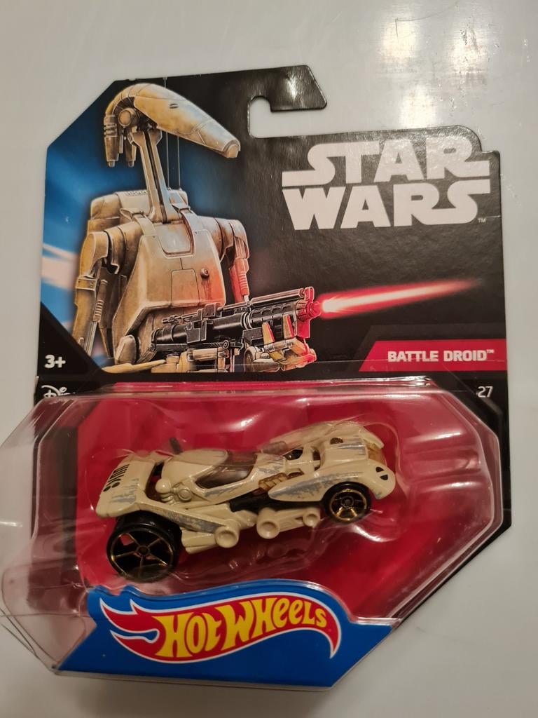 Nr.27 Battle Droid 1:64 Star Wars  ( Hotwheels), Verzamelen, Star Wars, Ophalen of Verzenden, Nieuw, Overige typen