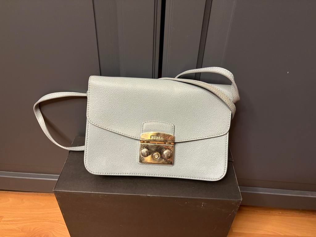 Orinele Furla tas, Ophalen of Verzenden, Zo goed als nieuw, Zwart, Handtas