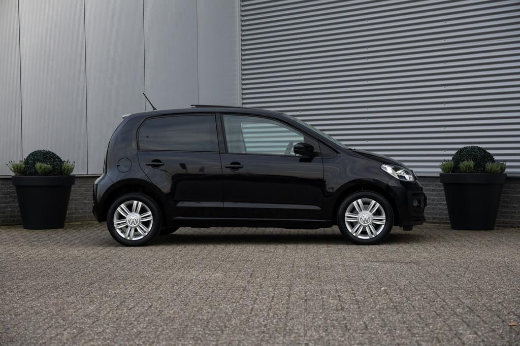 Volkswagen up! 1.0 75PK High Up Automaat 5drs Pano|Stoelvw|C, Stof, Gebruikt, 840 kg, 4 stoelen