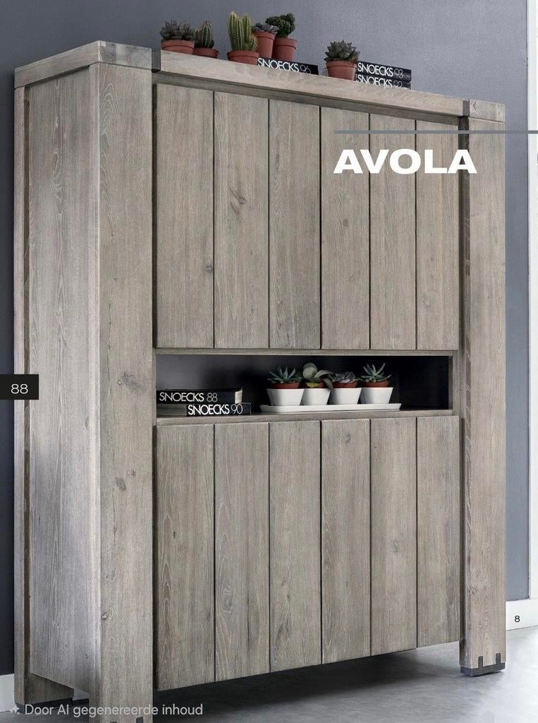 Grote Elm-houten Kast van Henders & Hazel als nieuw, Ophalen, Zo goed als nieuw