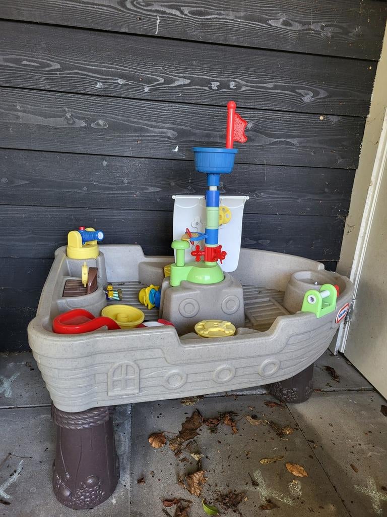 Little tikes piratenboot watertafel, Ophalen, Gebruikt