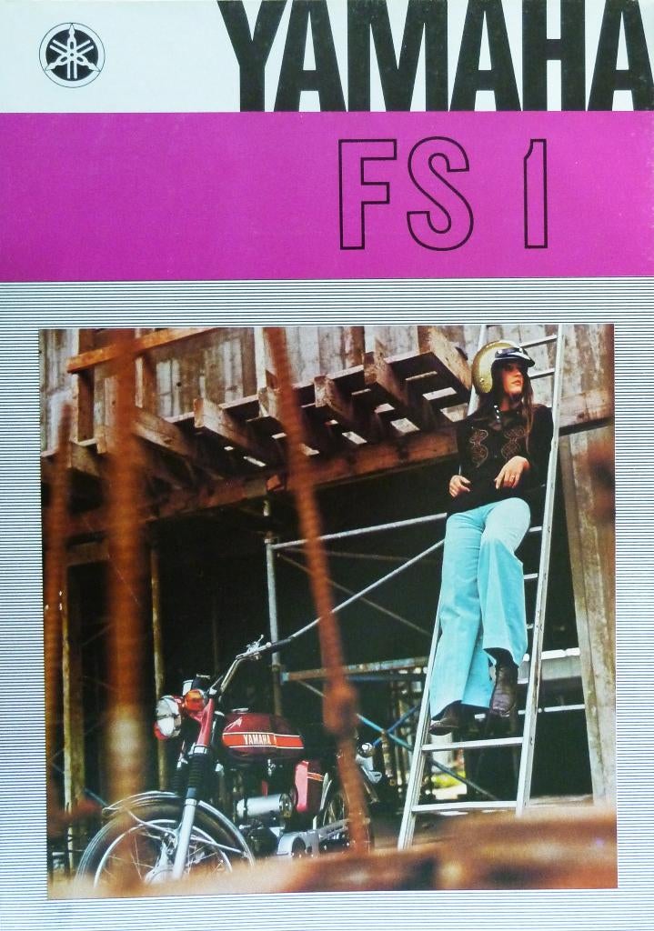 Folder YAMAHA FS 1 1977, Fietsen en Brommers, Ophalen of Verzenden, Nieuw