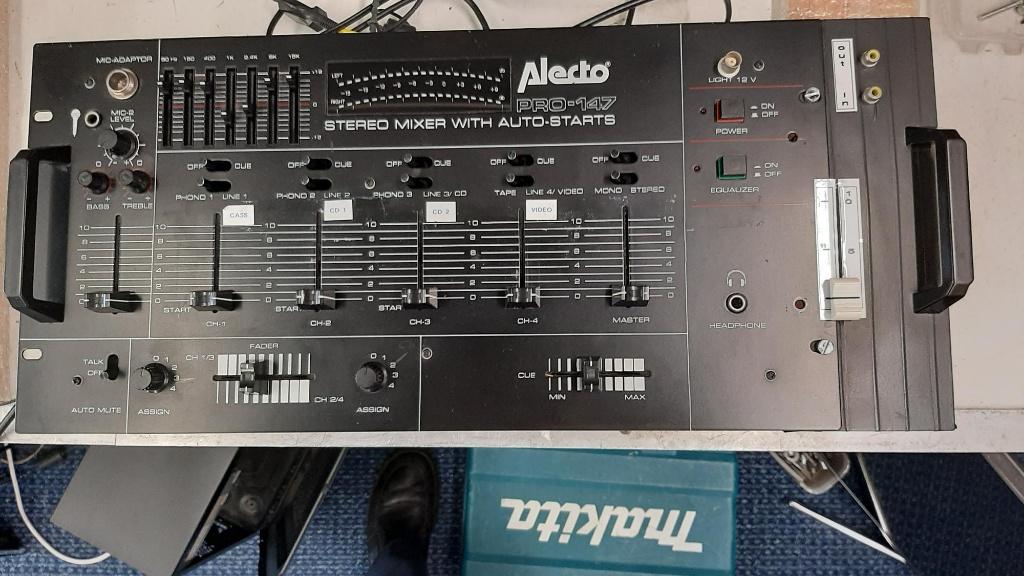 audio mixer, Muziek en Instrumenten, Ophalen, Gebruikt, 5 tot 10 kanalen, Microfooningang