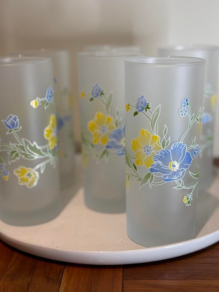 Vintage glazen Ocean Glass glaswerk glas cocktail, Glas of Glazen, Ophalen of Verzenden, Overige stijlen, Glas