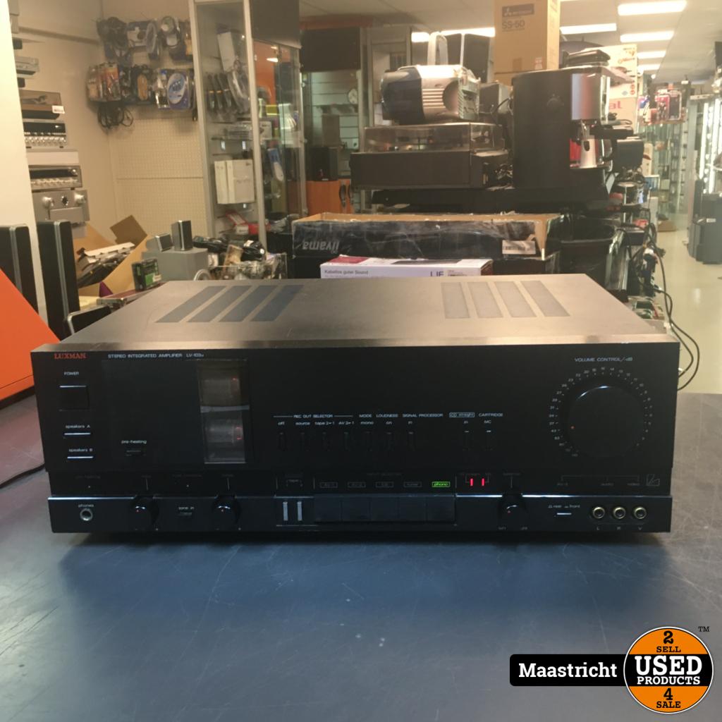 Luxman LV-103U topklasse stereo versterker 2* 50 watt met MC, Luxman, Zo goed als nieuw, Support@luxman.com, Luxman Corporation
1-3-1 Shinyokohama, Kohoku-ku
Yokohama-shi, Kanagawa 222-0033
Japan