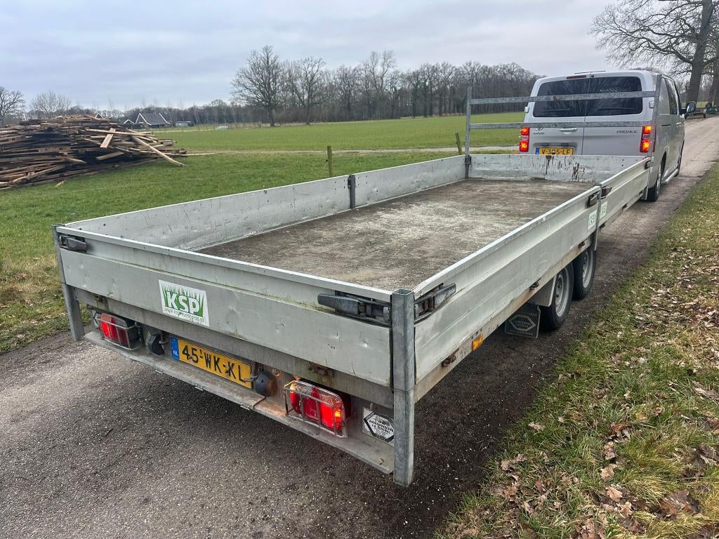 Grote plateau tandemasser 3500 kg !!!, Ophalen of Verzenden, Zo goed als nieuw