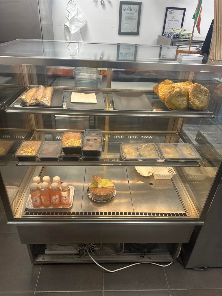 Ake Ideal Professionele Koelvitrine gebaksvitrine, Ophalen of Verzenden, Gebruikt, Koelen en Vriezen