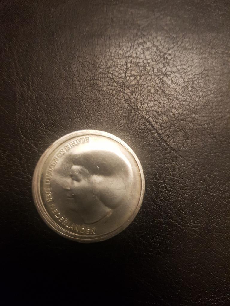2 x zilveren munten., Ophalen of Verzenden, Koningin Beatrix
