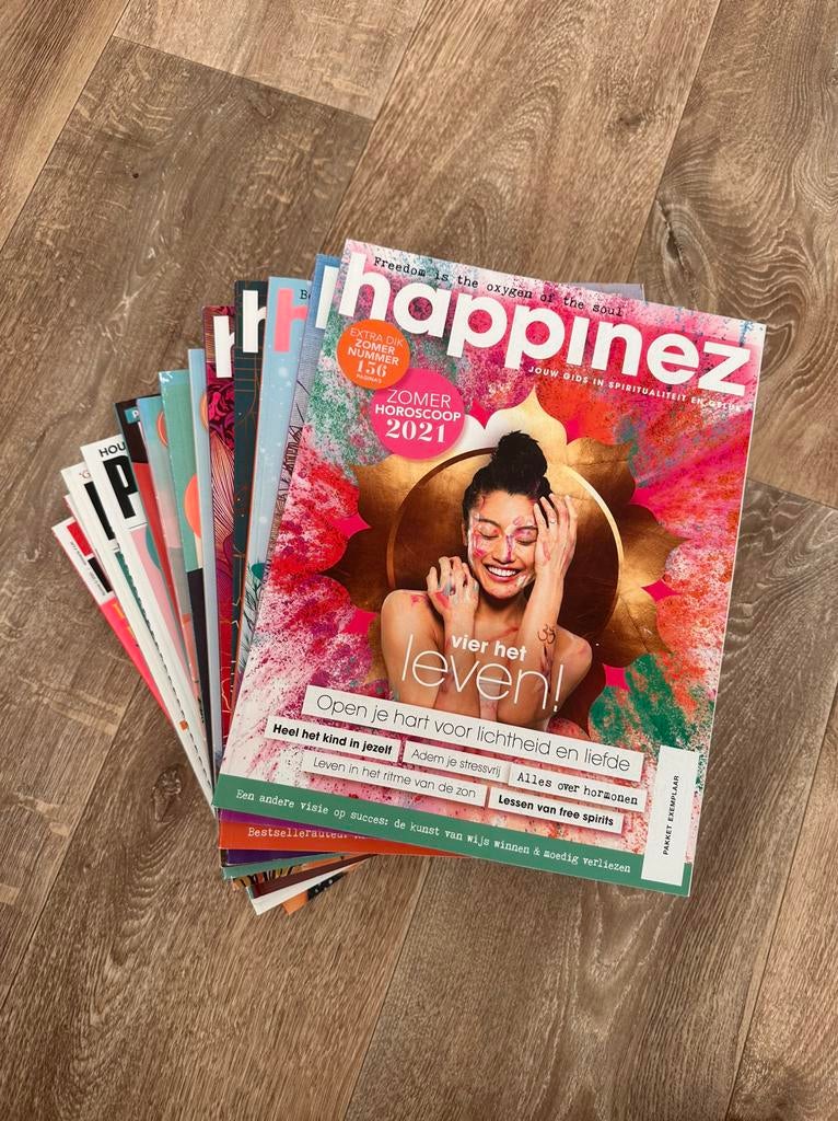 Psychologie en mind magazines o.a flow happinez quest, Ophalen, Zo goed als nieuw