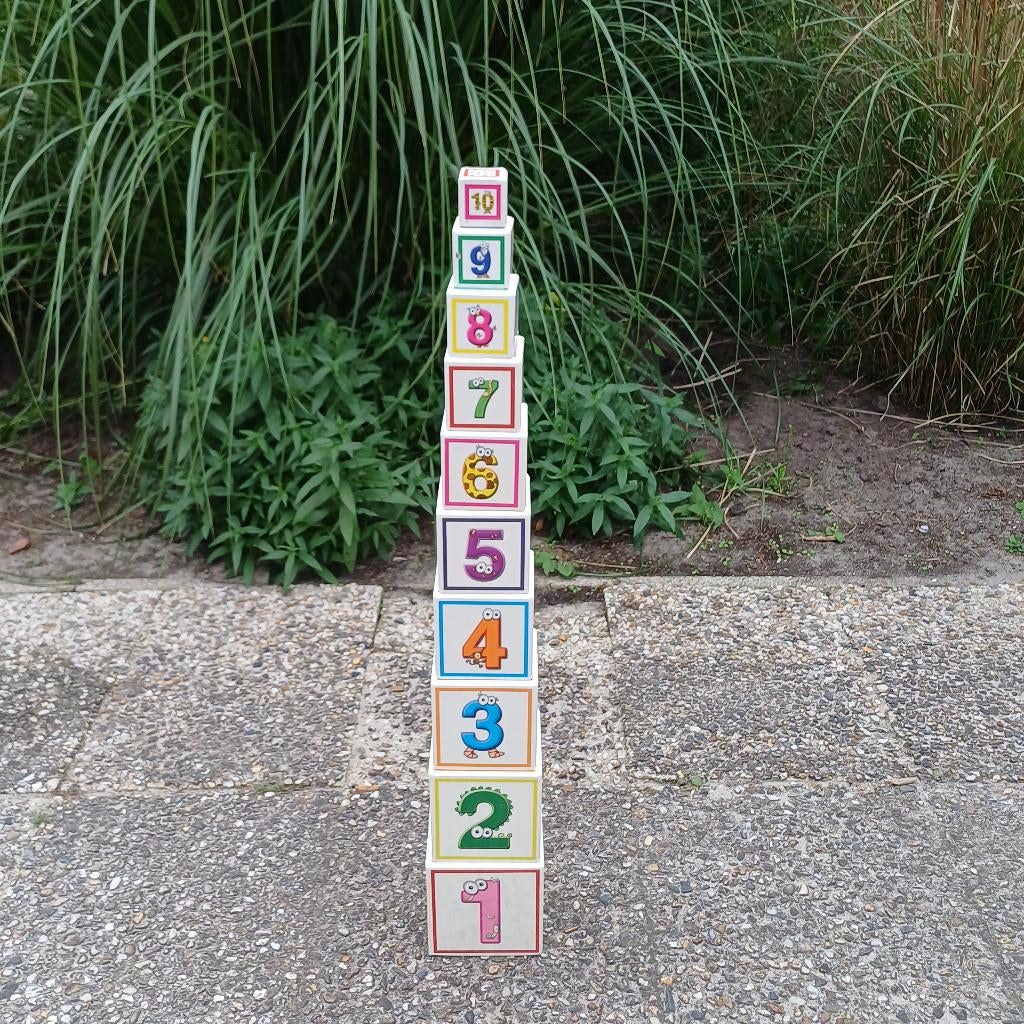 Ark van Noach stapeltoren doosjes, Ophalen of Verzenden, Gebruikt, Knutselen