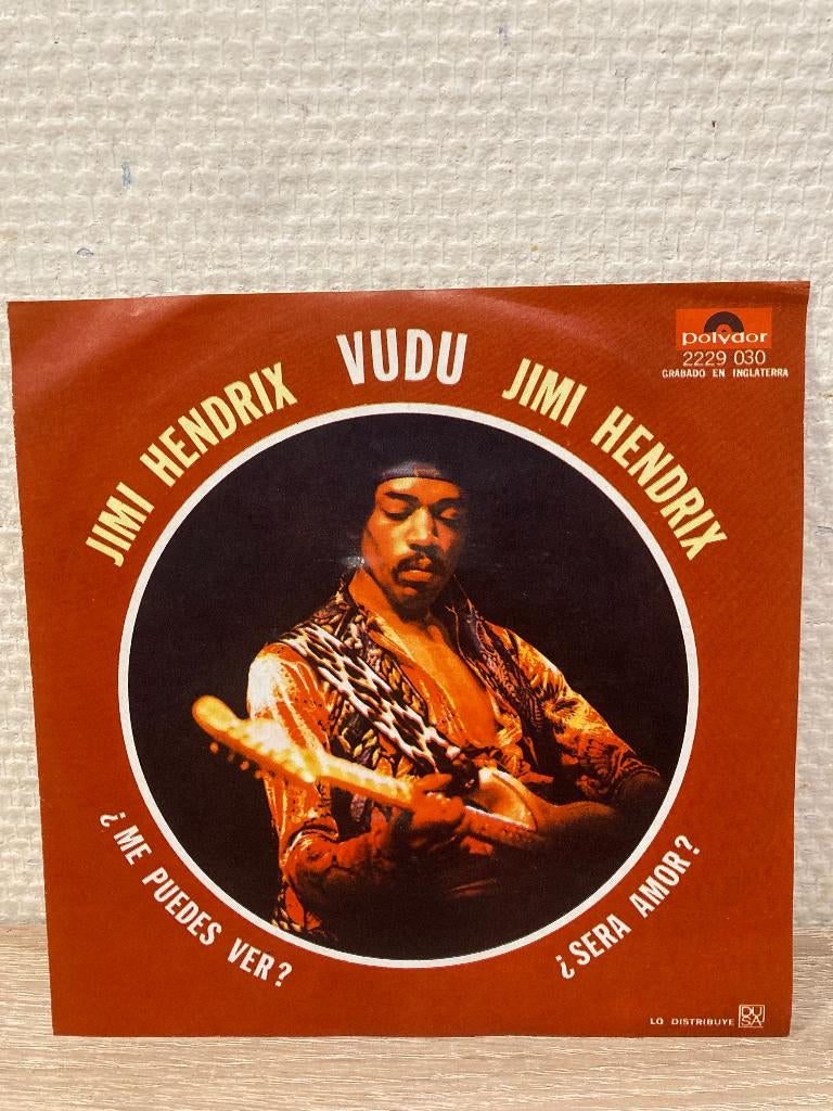 Jimi Hendrix voodoo chile (vudu) 7inch EP Mexico rare, 7 inch, Ophalen of Verzenden, Zo goed als nieuw, Pop