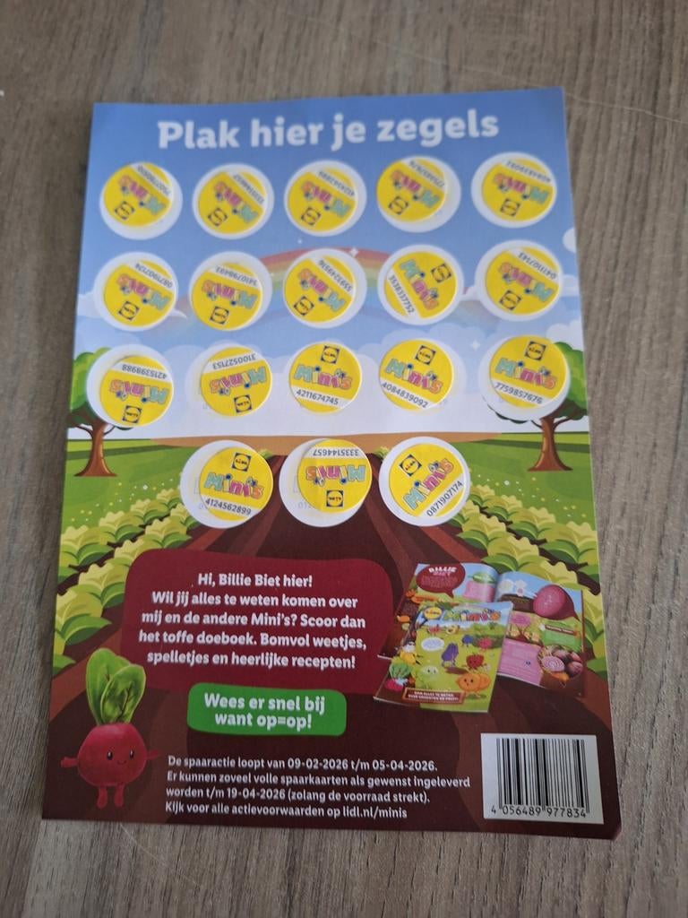 Lidl mini.s zegels, Lidl, Ophalen of Verzenden