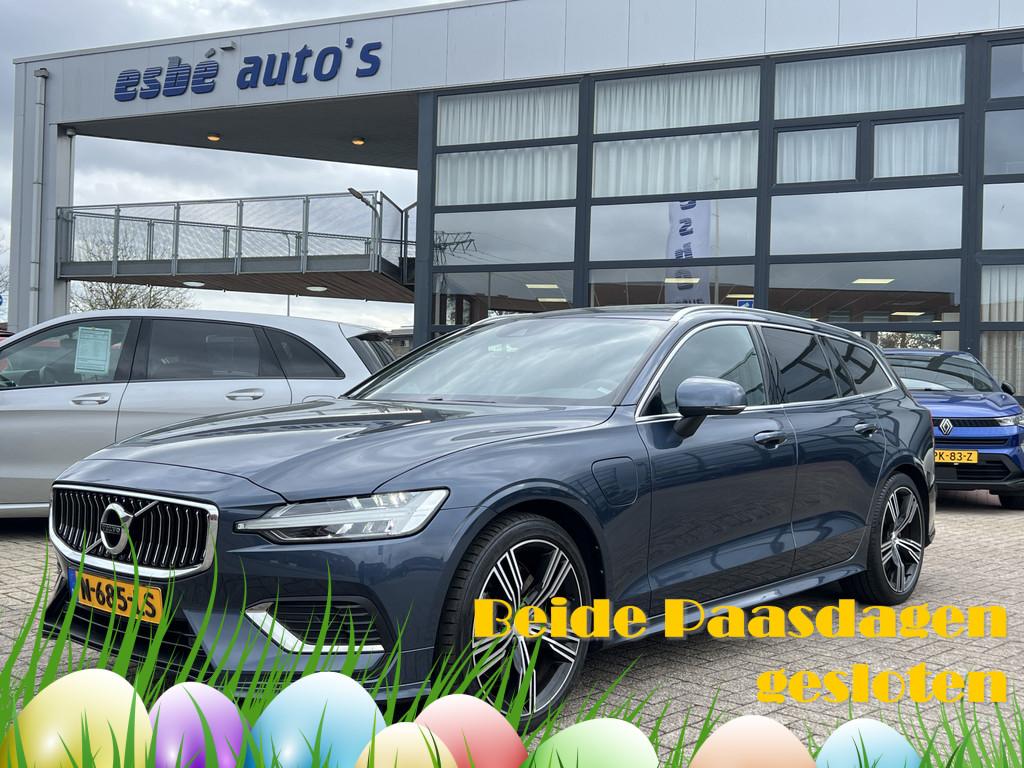 Volvo V60 2.0 T6 Recharge 340 pk AWD Inscription Trekhaak Pa, Automaat, Gebruikt, Blauw, 340 pk