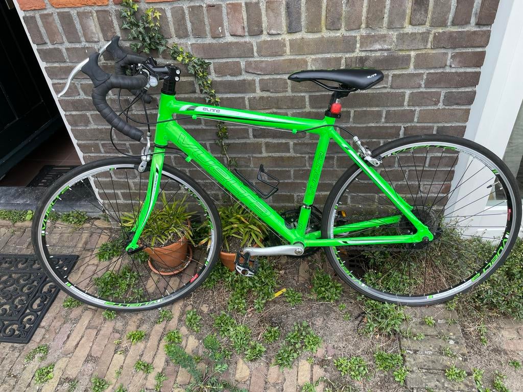 Vuelta Elite racefiets groen, Gebruikt, 10 tot 15 versnellingen, Heren, Aluminium