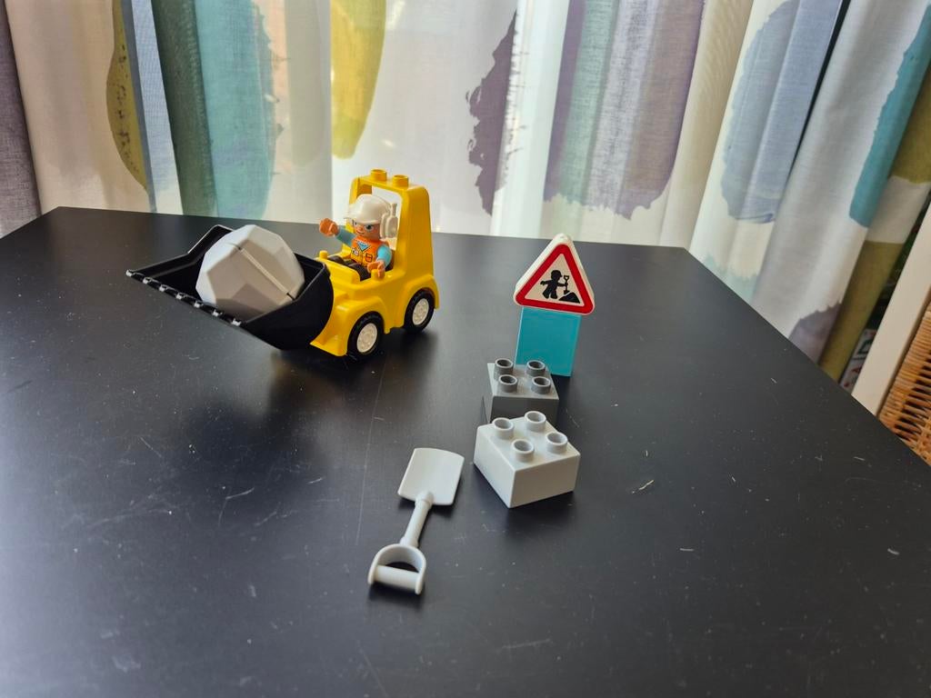 Lego Duplo 10930 Graafmachine met accessoires, Ophalen of Verzenden, Zo goed als nieuw, Complete set, Duplo