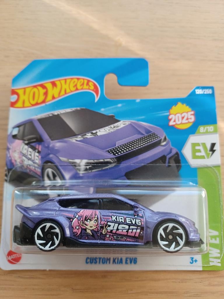 Hot Wheels Custom Kia EV6, Hobby en Vrije tijd, Verzenden, Nieuw, Auto