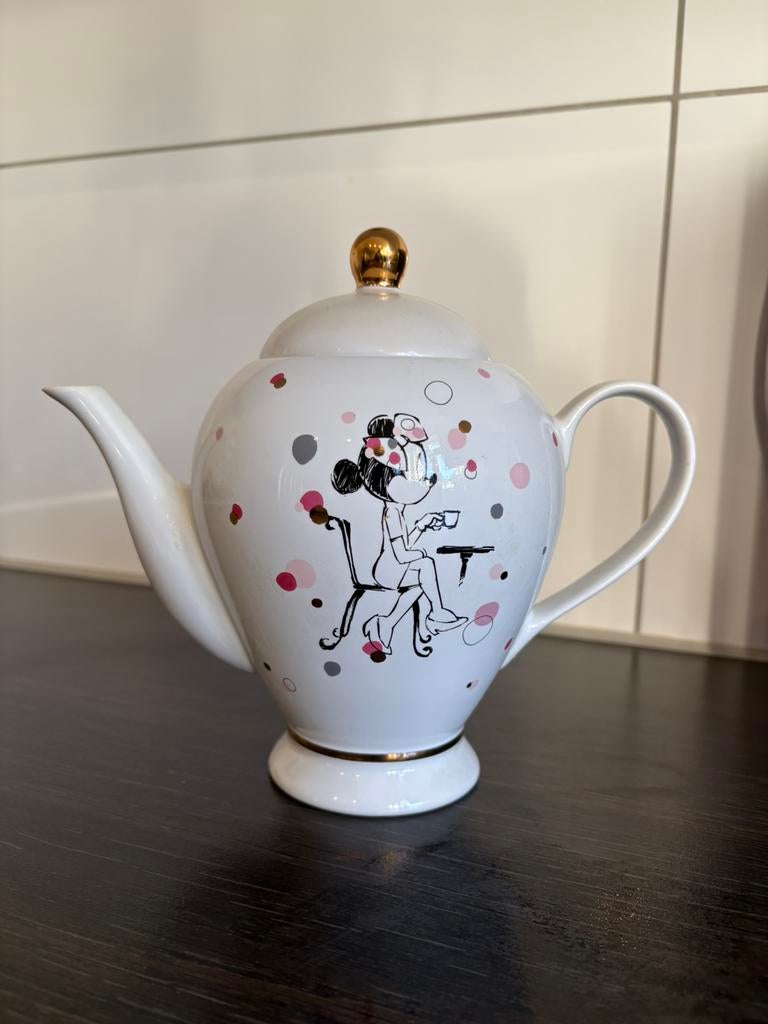 Theepot minnie mouse, Ophalen
