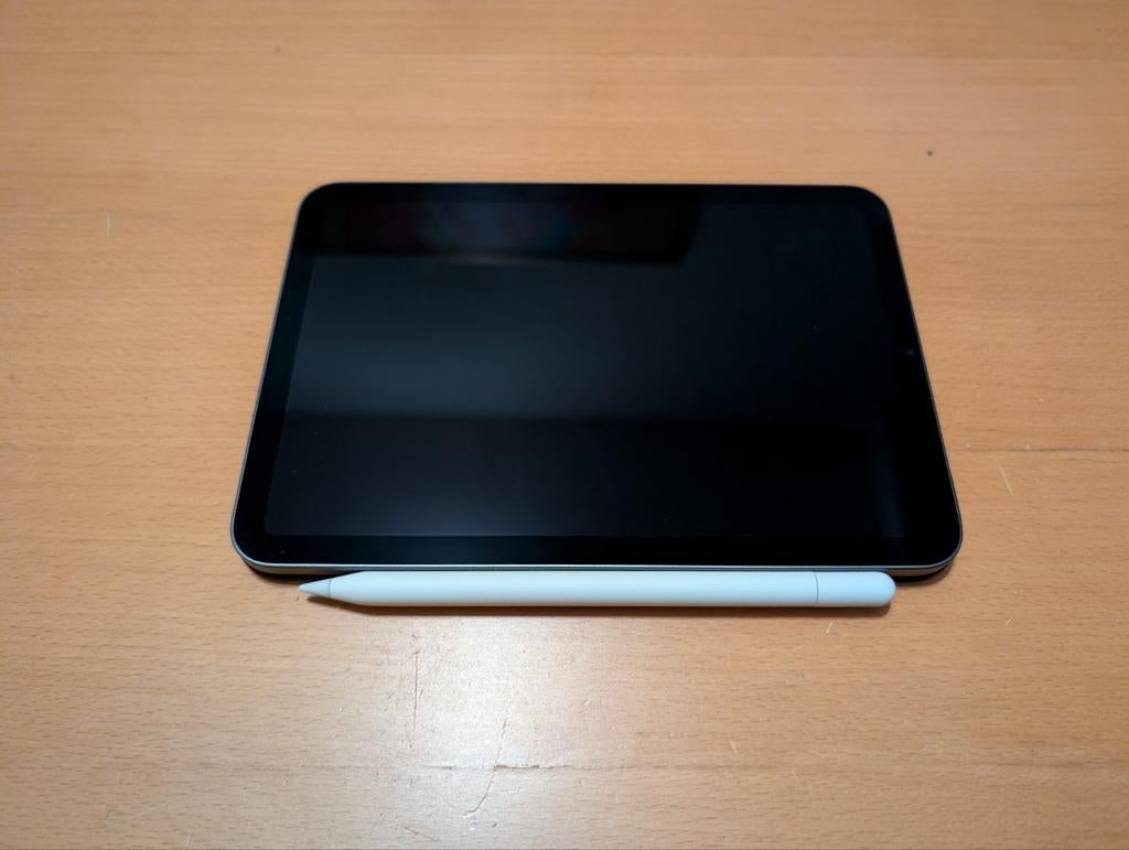 Apple iPad mini 6 + Apple Pencil + Case - Perfecte staat!, Computers en Software, Apple iPads, Zo goed als nieuw, Apple iPad Mini